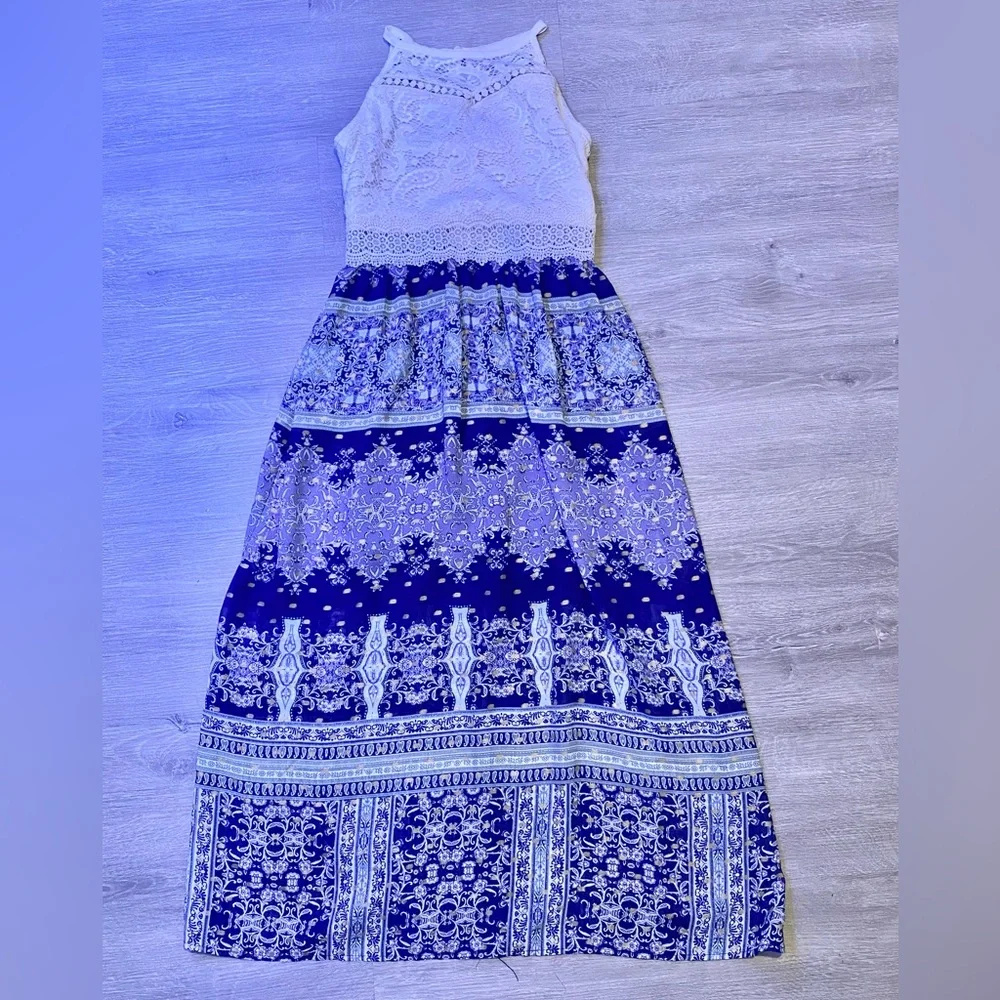 IZ BYER girl, girls dress, size 10, sleeveless, long skirt